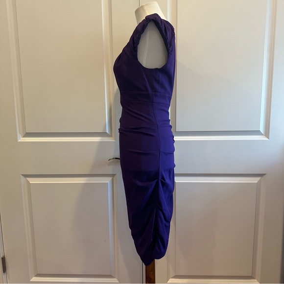 NICOLE MILLER Collection Purple Cocktail Dress - Picture 3 of 8